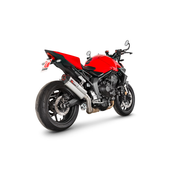 Scorpion Exhaust Honda CB1000 Hornet - Euro 5+ 2025 - 2025 Serket Parallel Slip-on Brushed Stainless Steel Sleeve